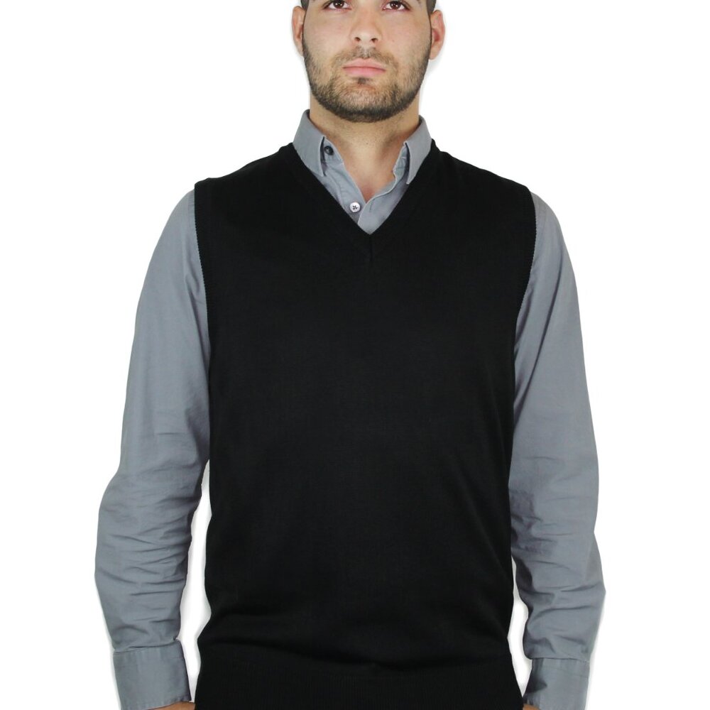 Mens Solid Sweater Vest (SV-243)